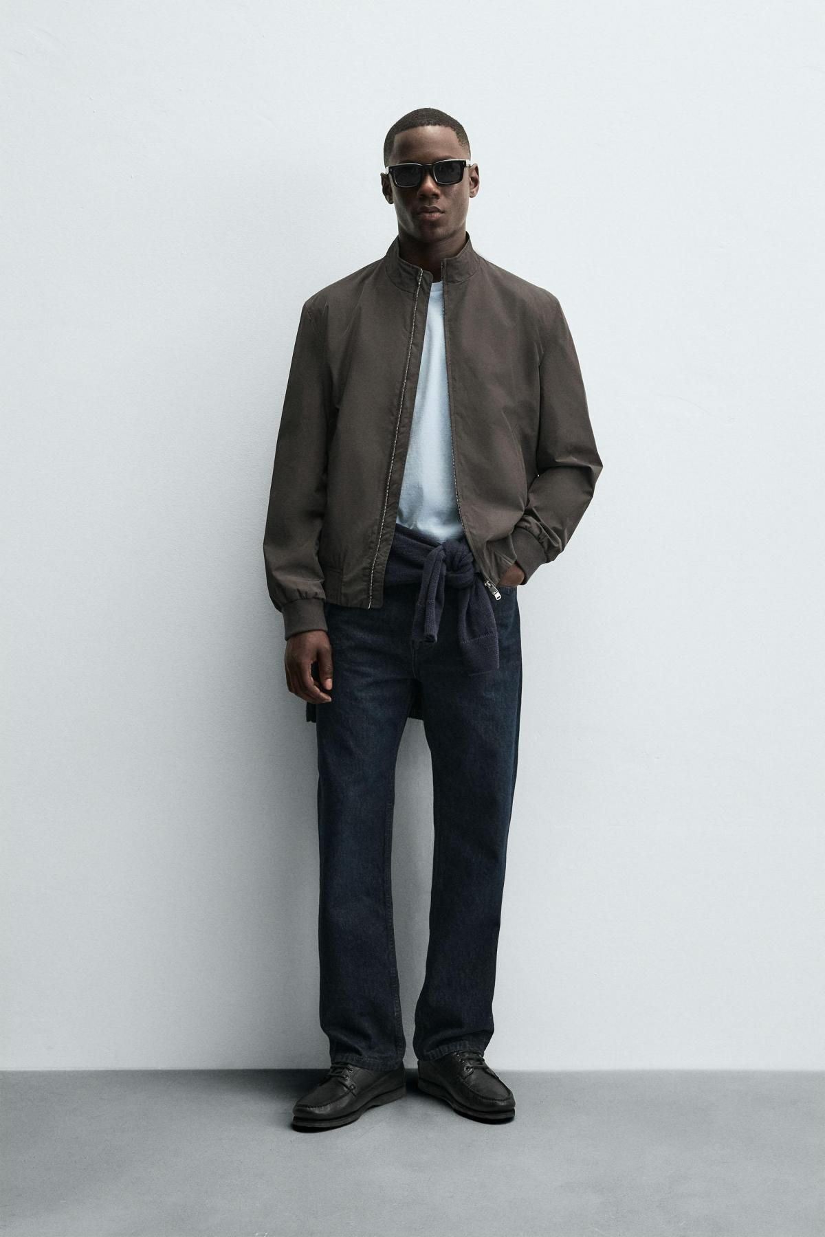 자라 테크니컬 라이트웨이트 블루종 재킷 2949/154 TAUPE GREY - 상세 이미지 2
