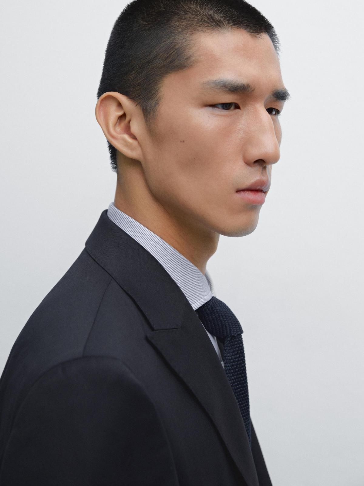 마시모두띠 100 울 클래식 블레이저 2051/635 NAVY BLUE - 상세 이미지 4