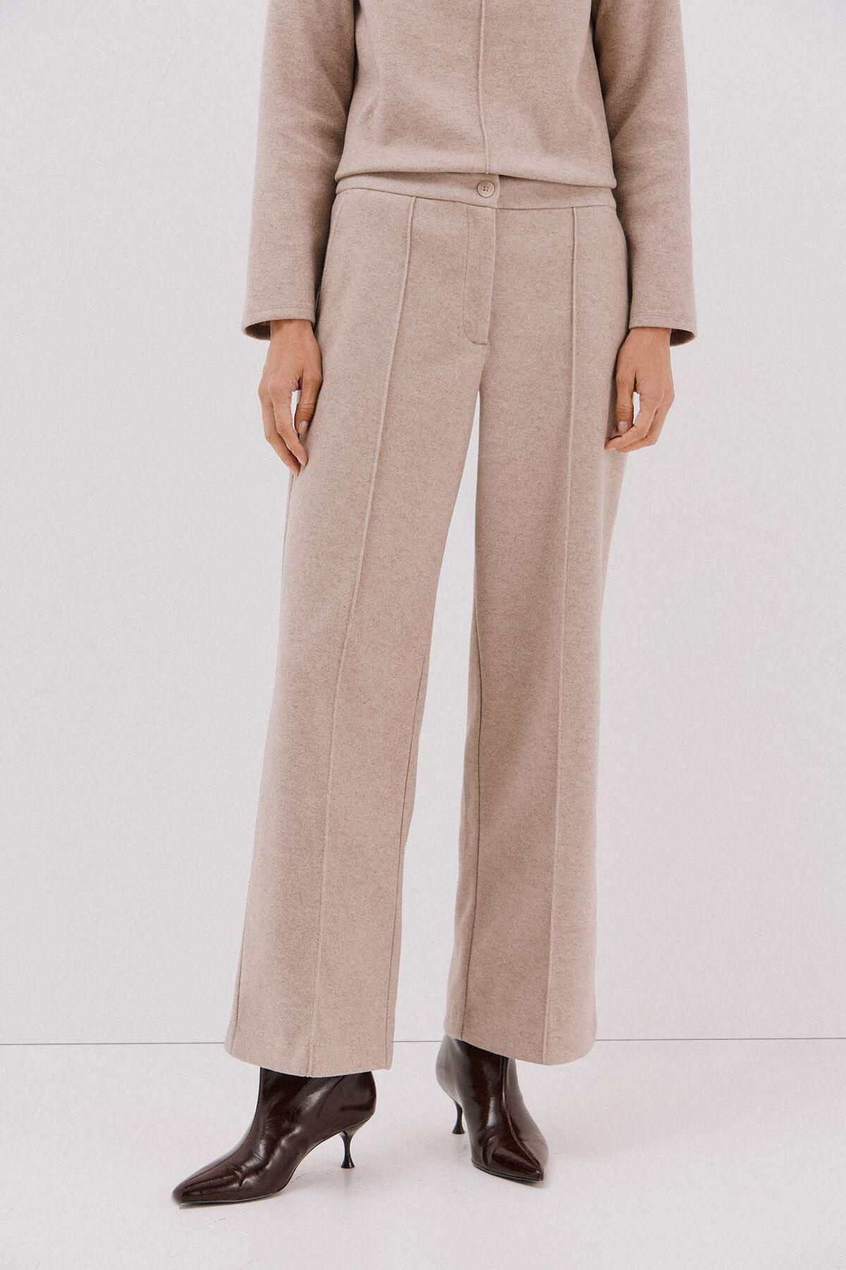 꼬르떼피엘 컴포트 소프트 와이드 팬츠 8722330 BEIGE - 상품 이미지