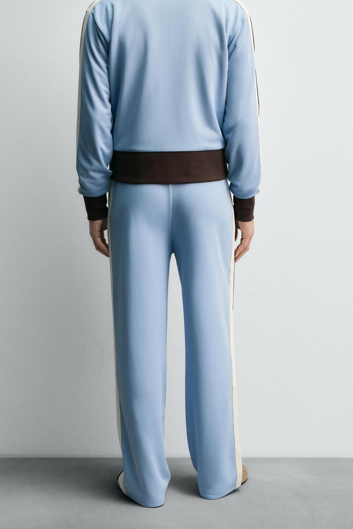 자라 사이드 라인 조거 팬츠 X 해리 램버트 디즈니 4092/353 SKY BLUE - 상세 이미지 3
