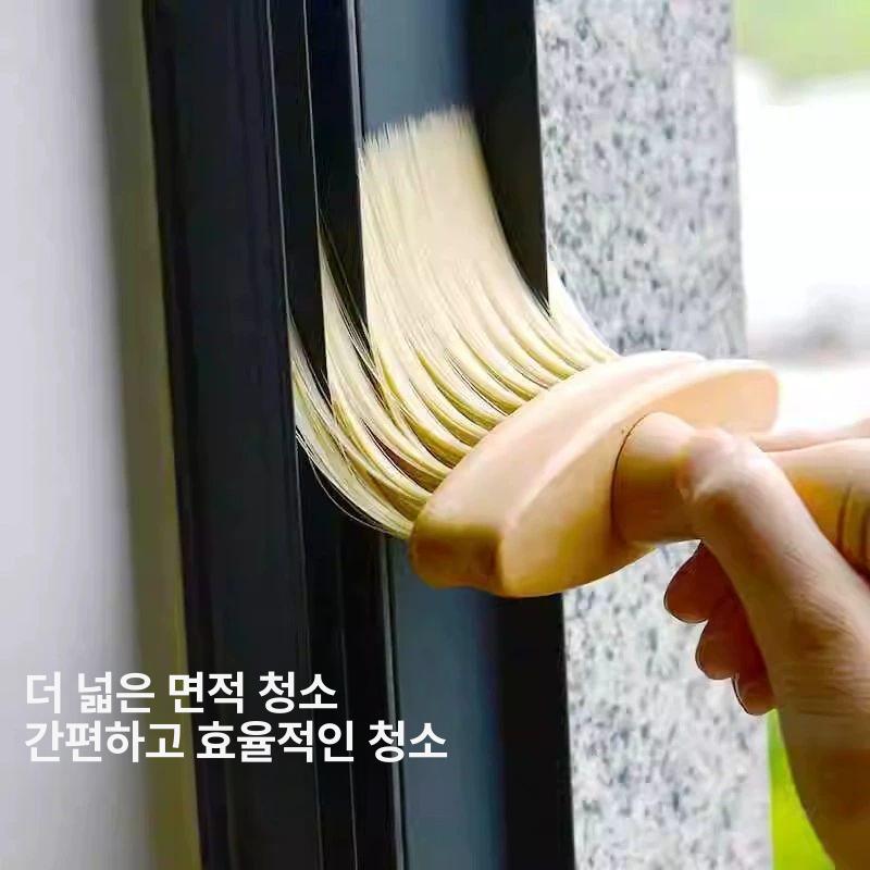 창틀 틈새 청소 브 소프트 창문 청소용 가정용 청소솔 3팩 - 상세 이미지 2