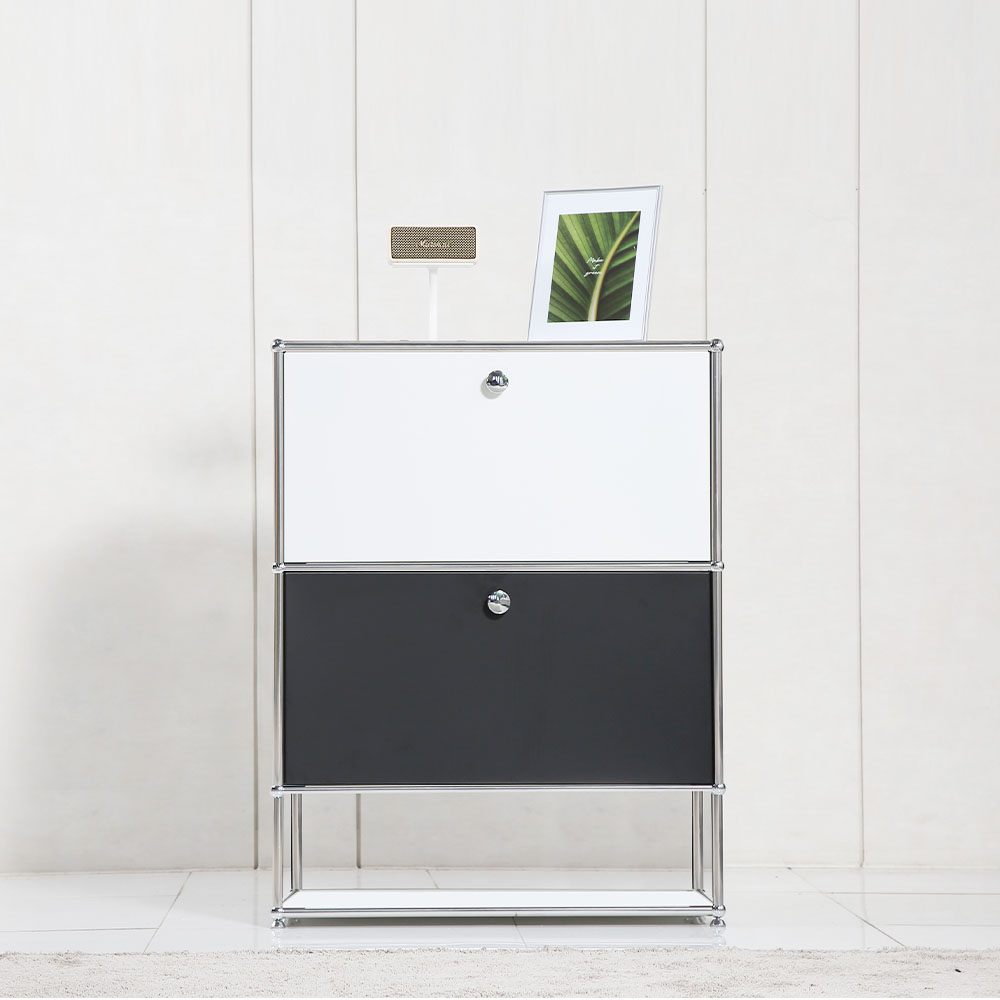 이가페 미드센츄리 모듈거실장 모노 1x3 다운플로어 수납장 콤비