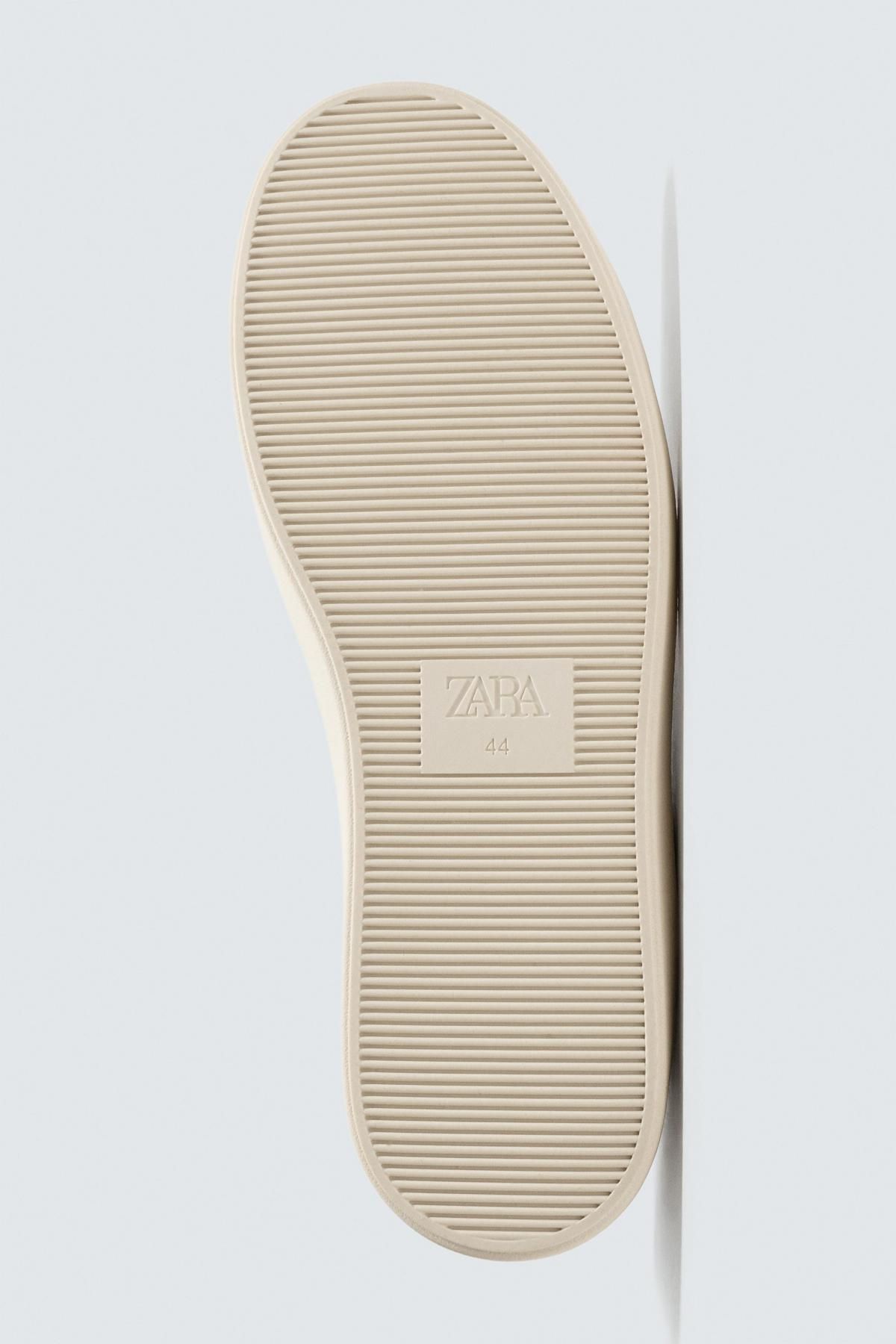 자라 미니멀 스웨이드 남성 베이직 스니커즈 2228/720 CAMEL BROWN - 상세 이미지 4