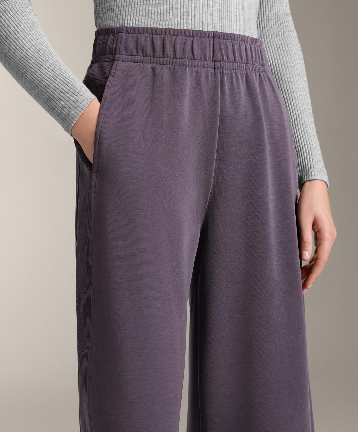 오이쇼 테크니컬 스트레이트핏 와이드 립 모달 팬츠 1279/838 DARKAUBERGINE - 상세 이미지 5