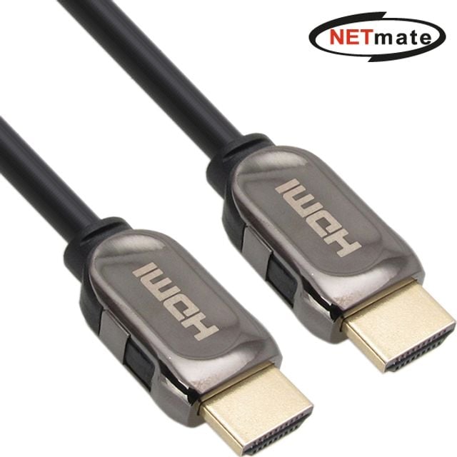 HDMI 1.4 Metallic 케이블 New 1m (블랙) - 메인 이미지
