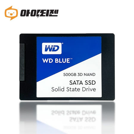 [중고]하드디스크 SSD 500GB SATA 내장 2.5인치 WD 블루