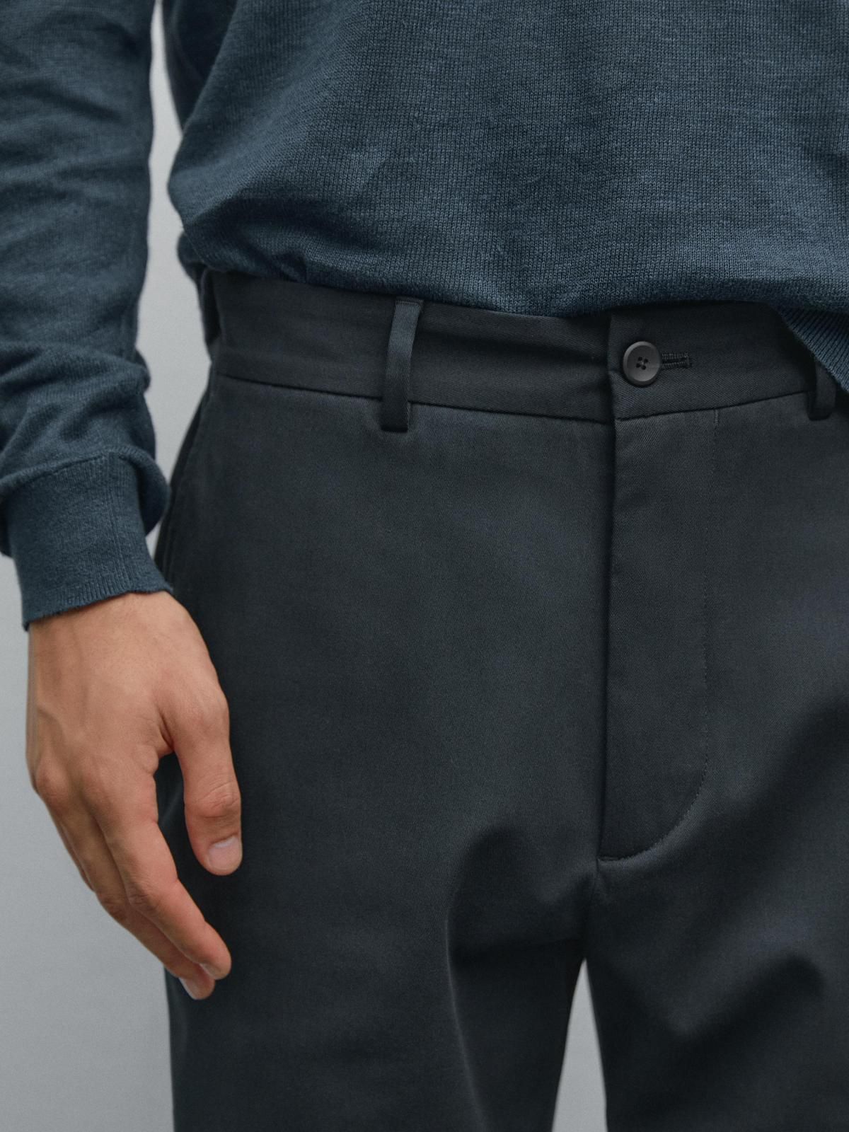 마시모두띠 테크니컬 코튼블렌드 세미 조거 팬츠 0029/006 NAVY BLUE - 상세 이미지 4