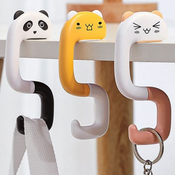 데스크 휴대용 가방 걸이 테이블 가방 거치대 접이식 카페 백팩 - 메인 이미지