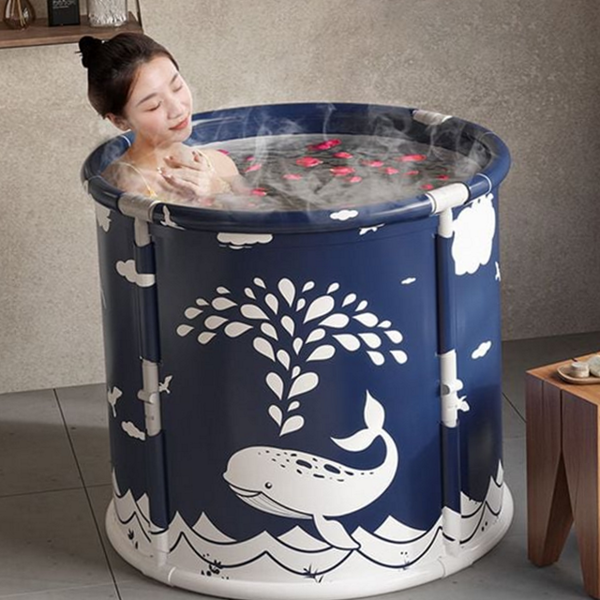 휴대용 이동식 반신욕조 접이식 원터치 반신욕조 1인용 성인 간이 - 메인 이미지