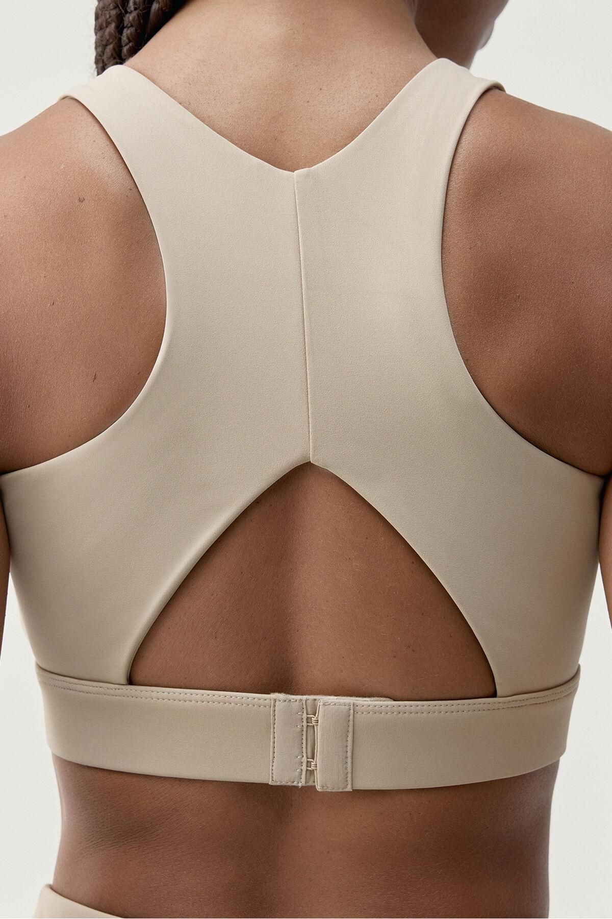 본리빙요가 테크니컬 하이서포트 스포츠브라 베이지 8182758 BEIGE - 상세 이미지 4