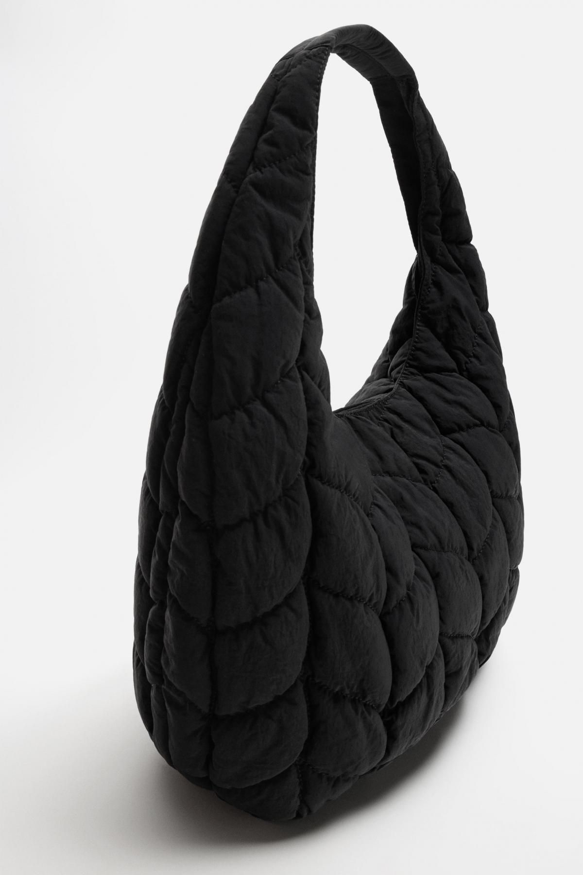 자라 테크니컬 퀼팅 블랙 숄더백 3328/620 BLACK - 상세 이미지 5