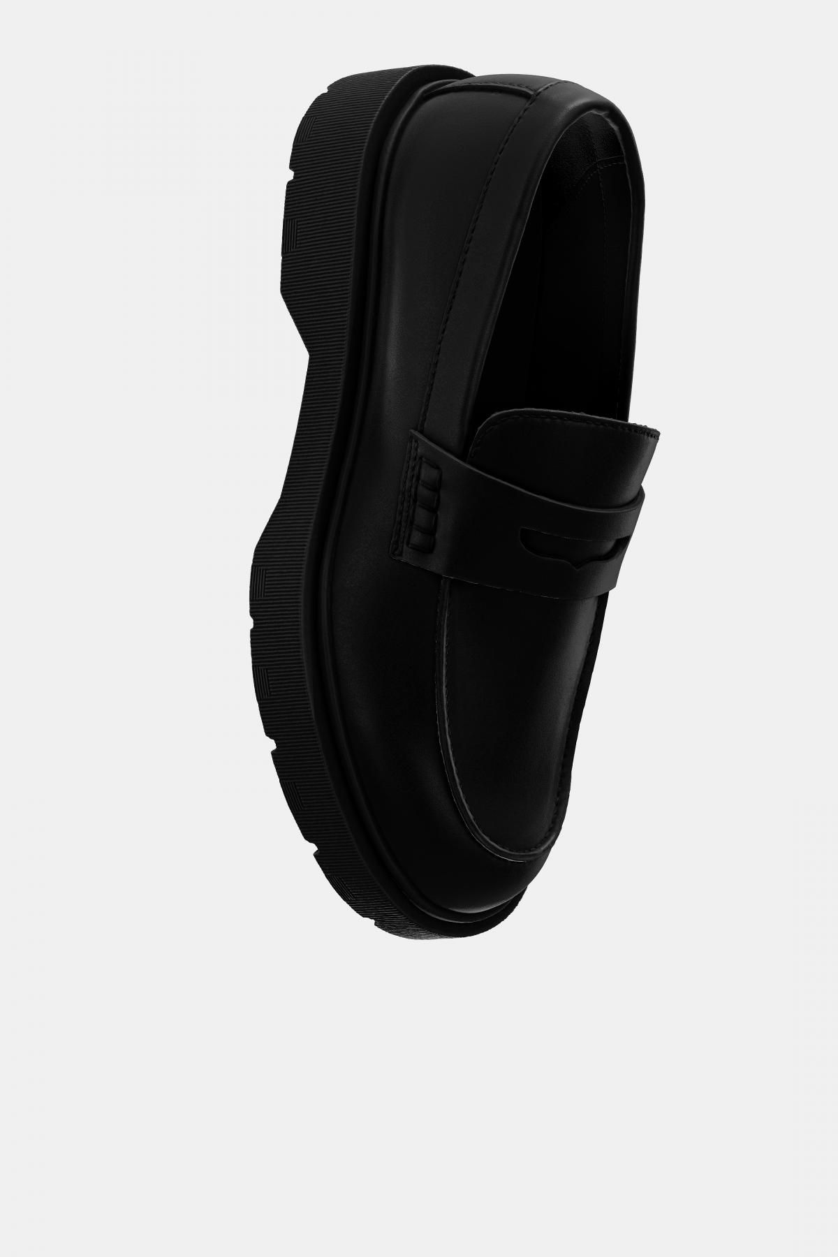 자라 베이직 블랙 청키 페니 로퍼 2625/620 BLACK - 상세 이미지 5