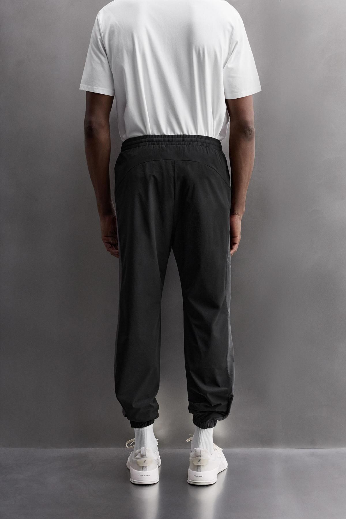 자라 테크니컬 컬러블록 스포츠 조거 팬츠 1732/404 BLACK - 상세 이미지 3