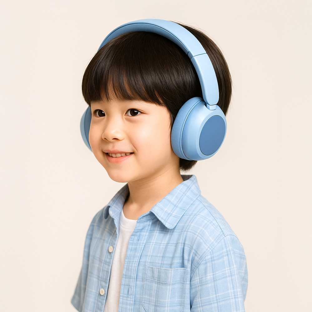 디알고 어린이안전 청력보호 피아노 블루투스 유무선 키즈 헤드폰 BH10Q 블루 제품 이미지