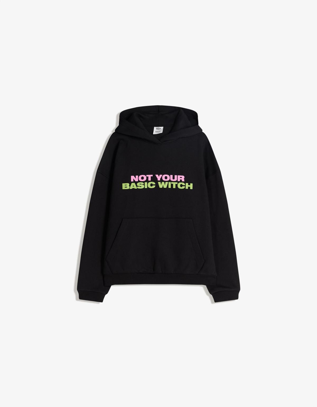버쉬카 스트리트 컬러프린트 후드티 7232/071 BLACK - 상품 이미지