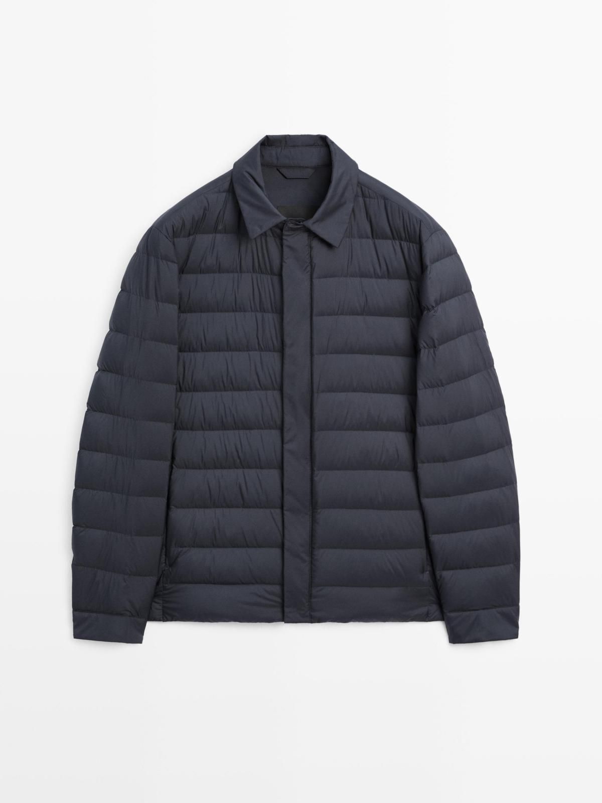 마시모두띠 테크니컬 초경량 발수 퀼팅 재킷 3107/403 DARK NAVY - 상품 이미지