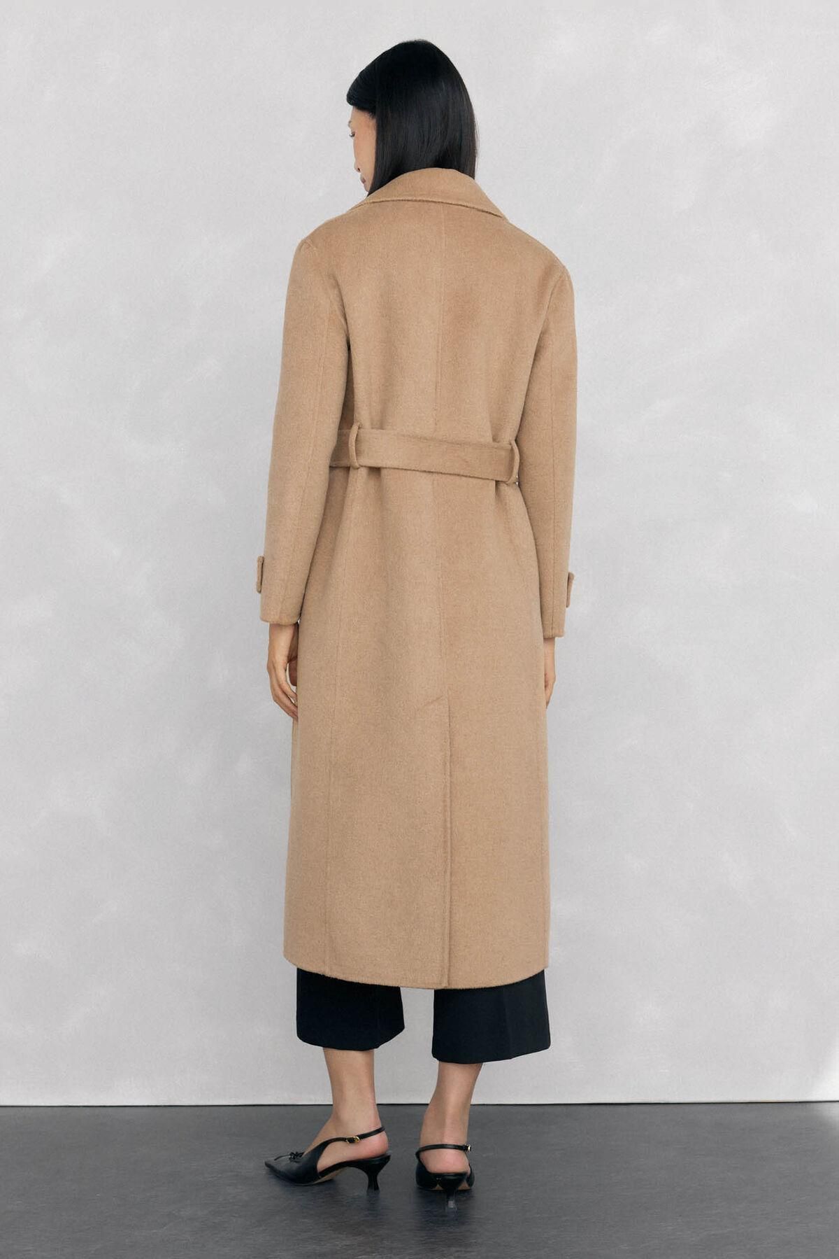 페드로 델 이에로 클래식 더블페이스 롱 트렌치코트 7522237 BEIGE - 상세 이미지 5