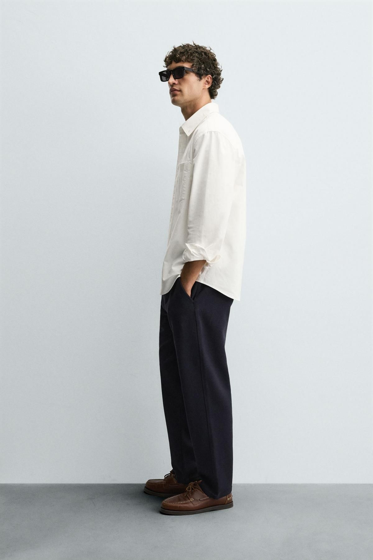 자라 컴포트 조거 웨이스트 팬츠 7484/403 NAVY BLUE - 상세 이미지 5