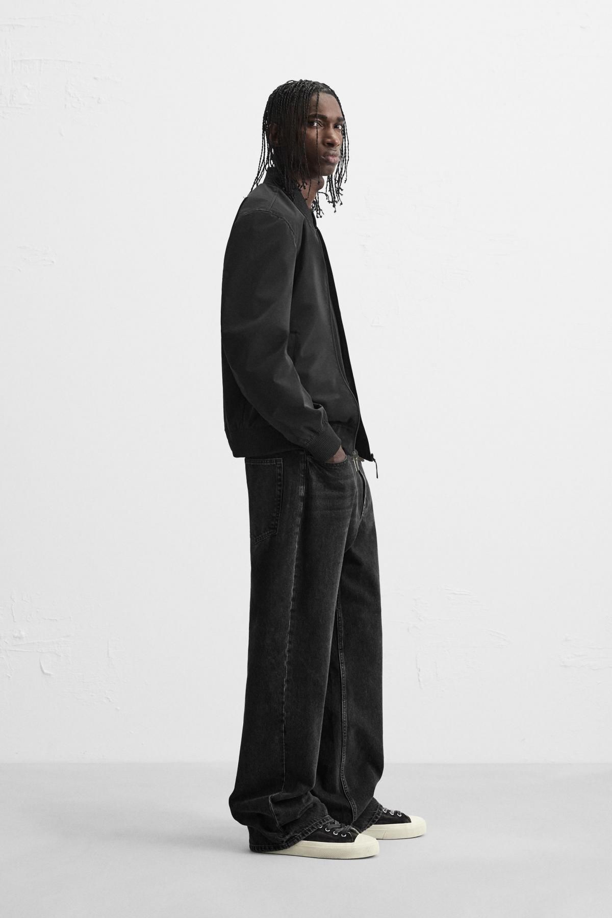 자라 테크니컬 경량 블랙 블루종 재킷 4302/330 BLACK - 상세 이미지 5