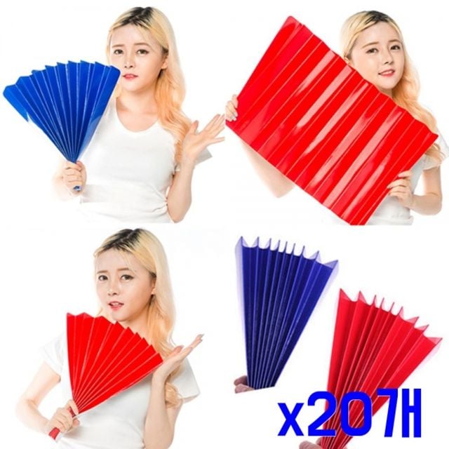 축제체육대회 응원용품 짝짝이클래퍼 x20개 응원소품 종이짝짝이 클래퍼블 - 상품 이미지