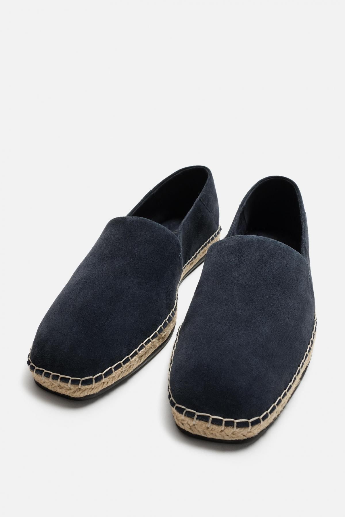 자라 스웨이드 가죽 에스파드리유 2762/620 BLUE - 상세 이미지 3