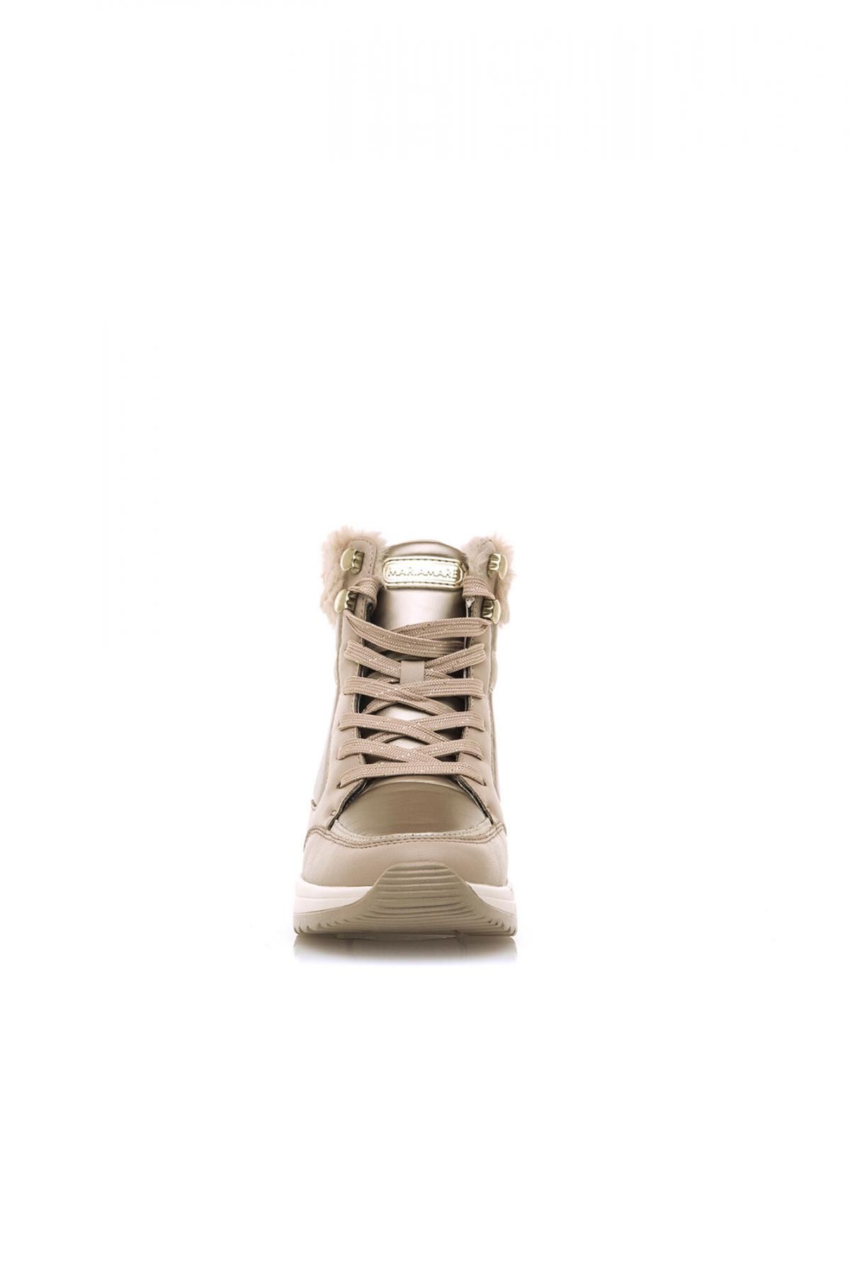 마리아마레 애니멀 프린트 퍼 하이탑 스니커즈 3892144 BEIGE - 상세 이미지 3