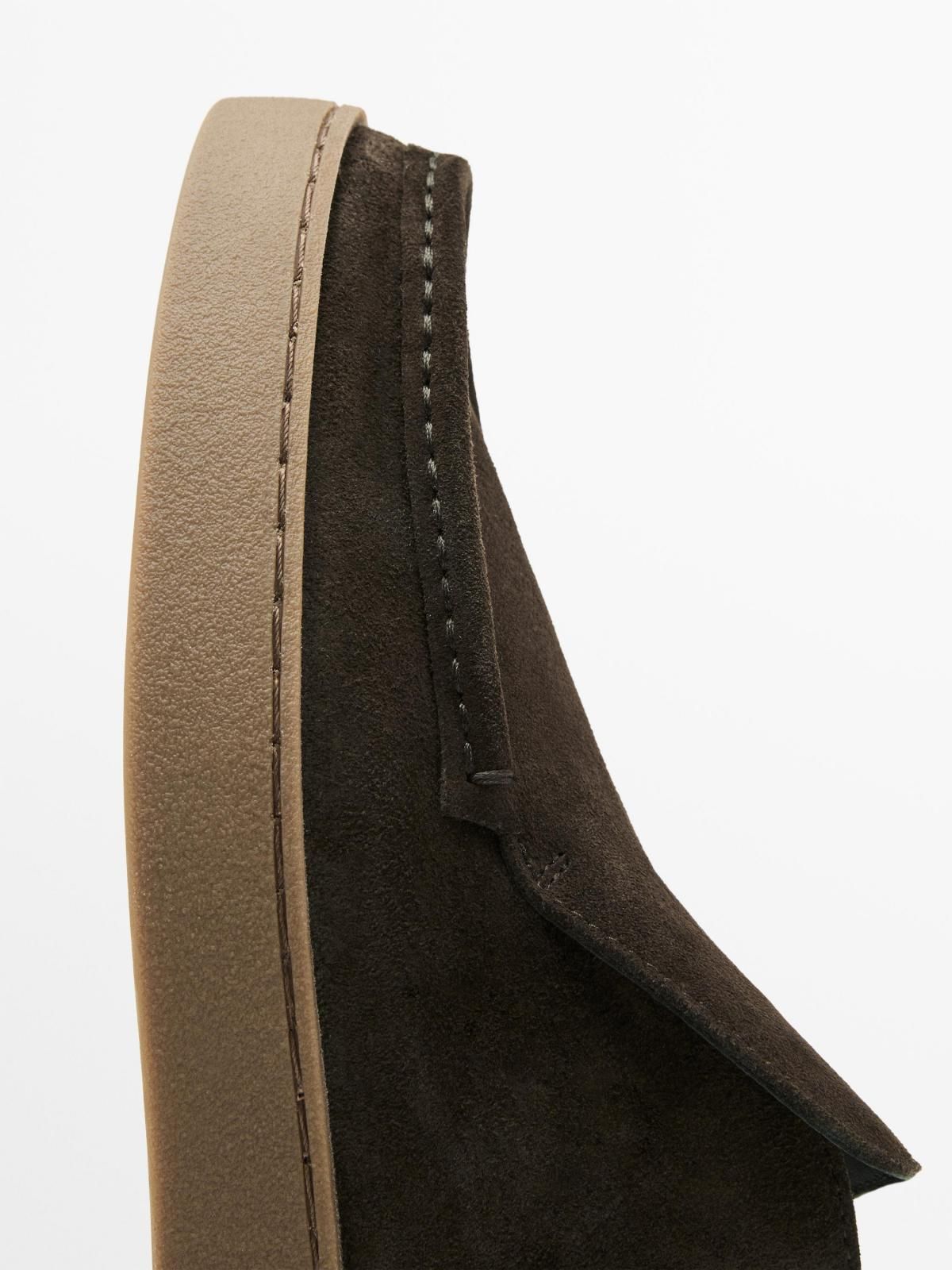 마시모두띠 스웨이드 첼시 하이탑 슈즈 2007/650 BROWN - 상세 이미지 5