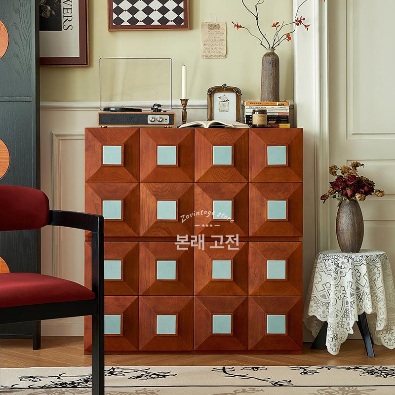 이동식 스탠드 행거 옷가게 옷걸이 디자인 미드센츄리 드레스룸 - 상세 이미지 3
