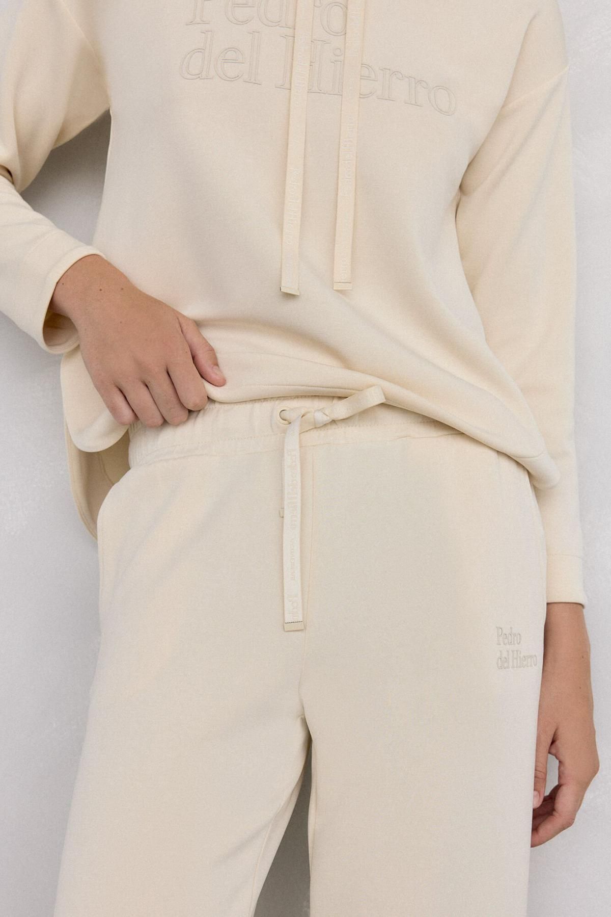 페드로 델 이에로 소프트 액티브웨어 와이드 밴딩 팬츠 2522670 AMARILLO - 상세 이미지 3