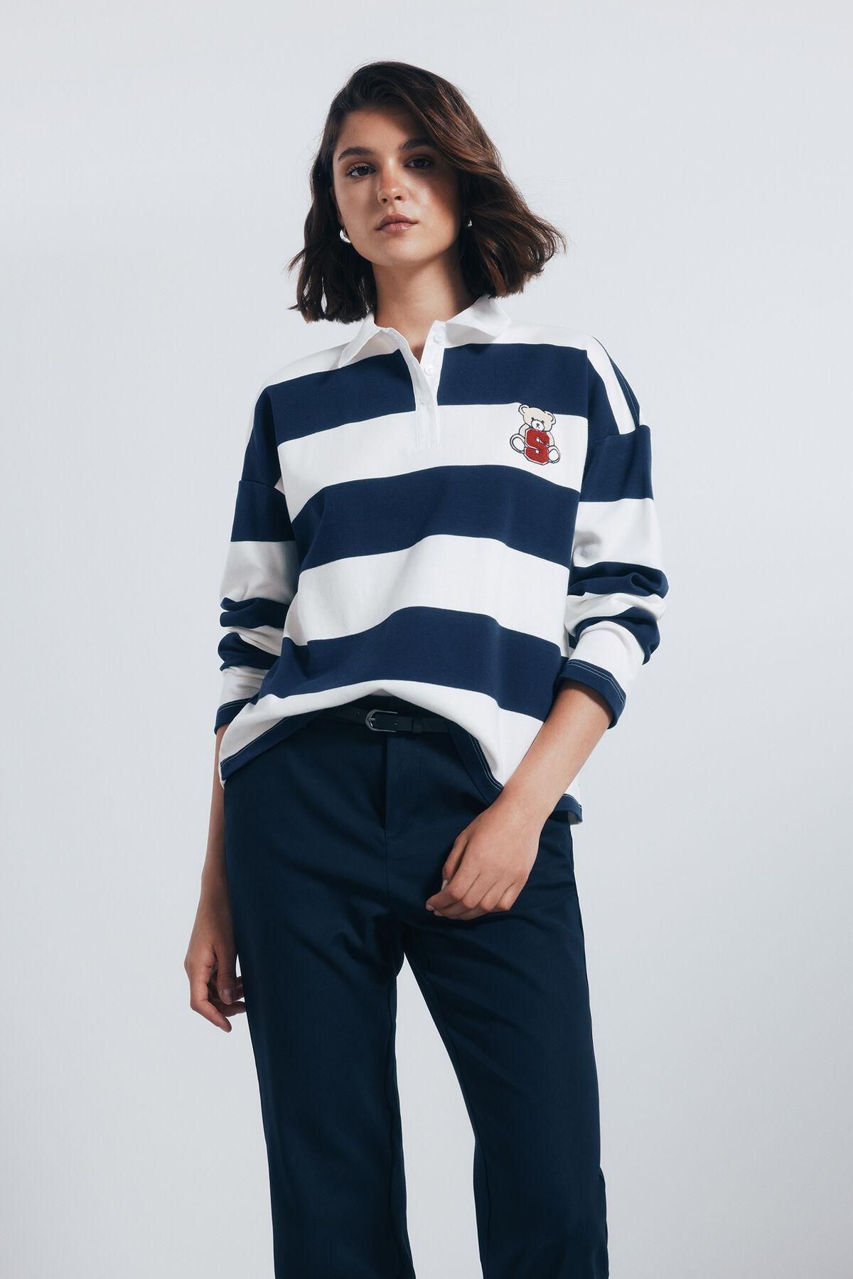 스프링필드 스트레이트핏 테크니컬 치노 팬츠 6832065 AZUL - 상세 이미지 3