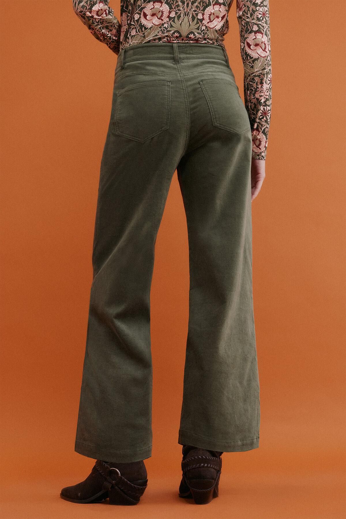 호스 인트로피아 코듀로이 와이드 팬츠 카키 6542833 KAKI - 상세 이미지 5