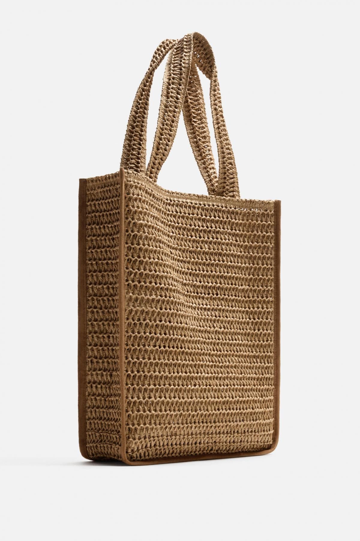 자라 브레이드 캐주얼 토트백 3305/620 LIGHT BEIGE - 상세 이미지 5