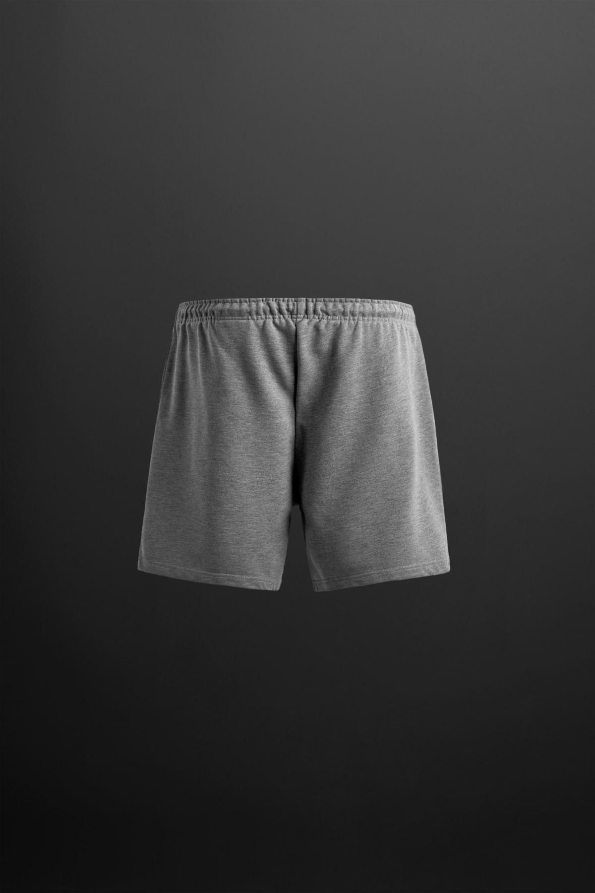 자라 테크니컬 코튼 라이트그레이 조거 반바지 0761/307 GREY MARL - 상세 이미지 2