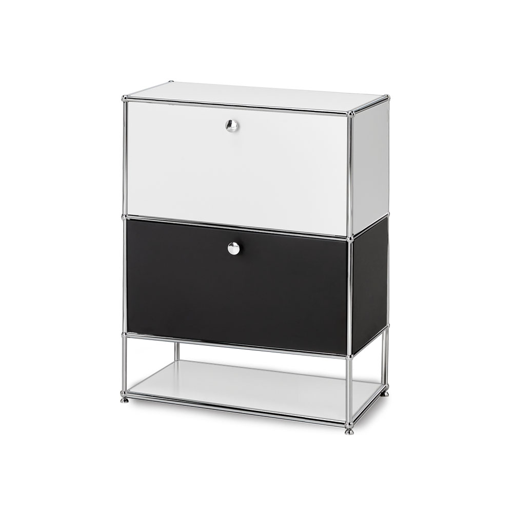 이가페 미드센츄리 모듈거실장 모노 1x3 다운플로어 수납장 콤비