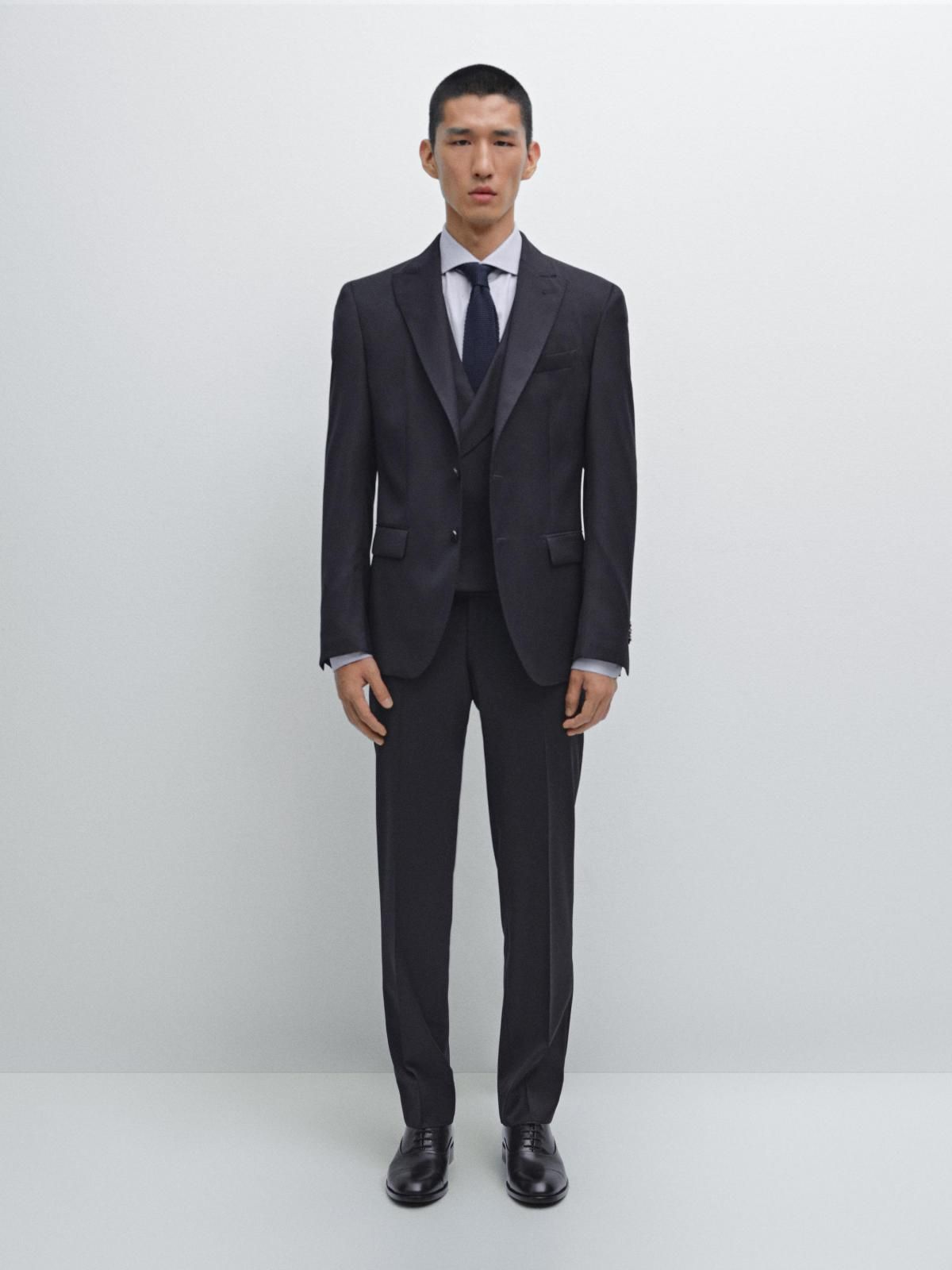 마시모두띠 테크니컬 클래식 울 베스트 2710/635 NAVY BLUE - 상세 이미지 2
