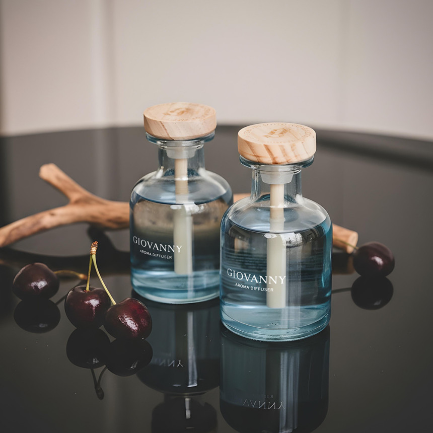 [1+1지오바니 차량용 방향제 자동차 디퓨저 150ml, 블랙체리 사진 6