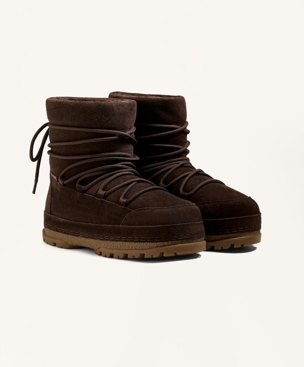 오이쇼 테크니컬 스플릿 레더 레이스업 부츠 1178/680 BROWN - 상세 이미지 3