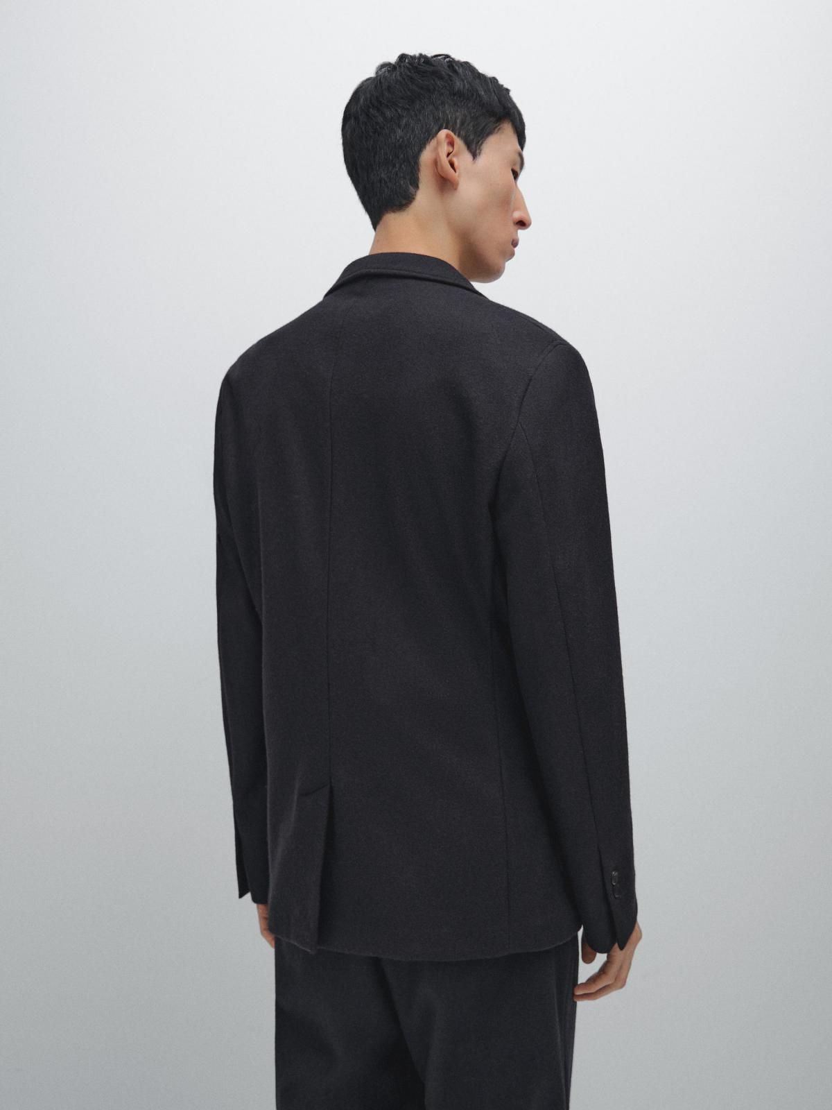 마시모두띠 테일러드 울블렌드 수트 블레이저 2808/367 NAVY BLUE - 상세 이미지 3