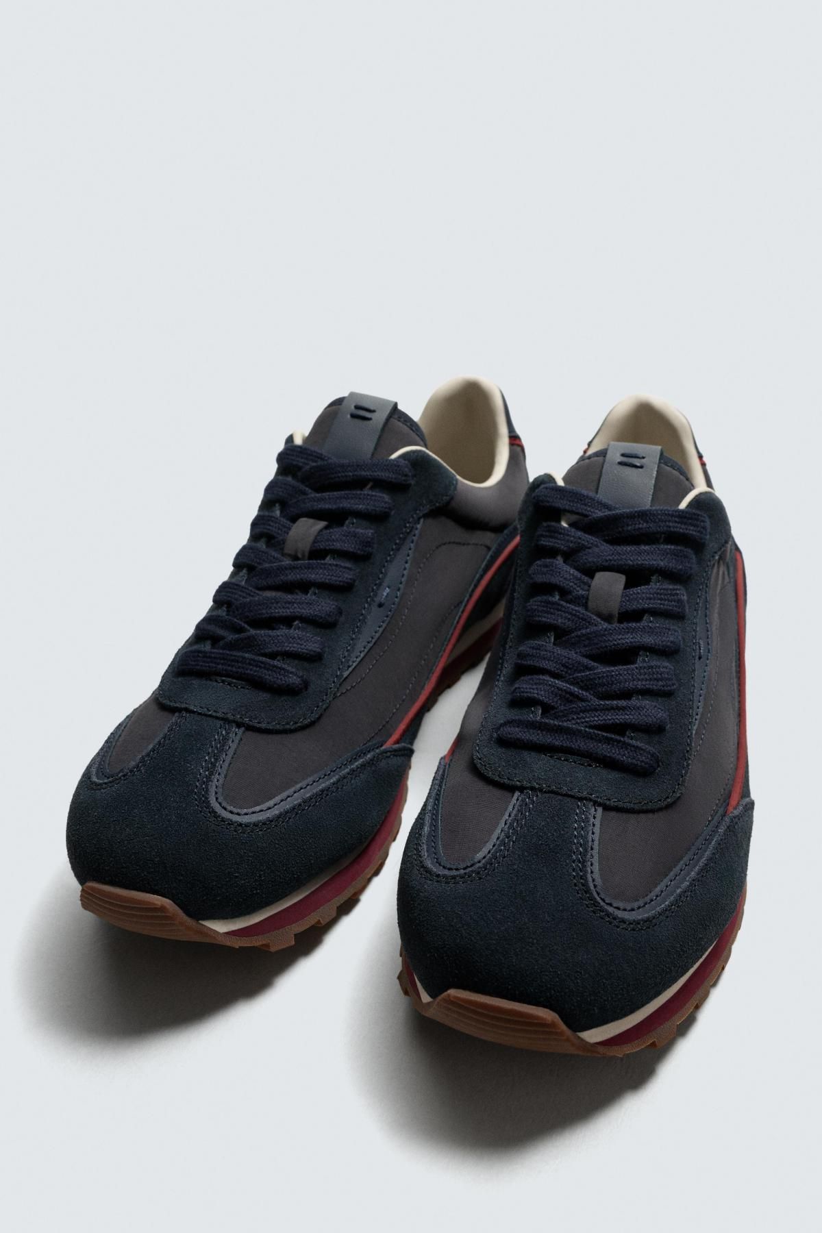 자라 네이비 레트로 캐주얼 로우탑 스니커즈 2354/620 DARK BLUE - 상세 이미지 5