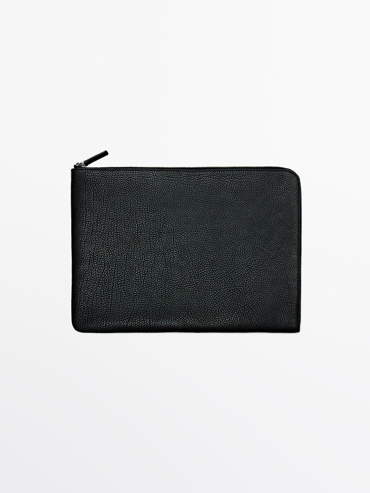 마시모두띠 프리미엄 나파 레더 파우치 클러치백 2360/315 BLACK - 상품 이미지