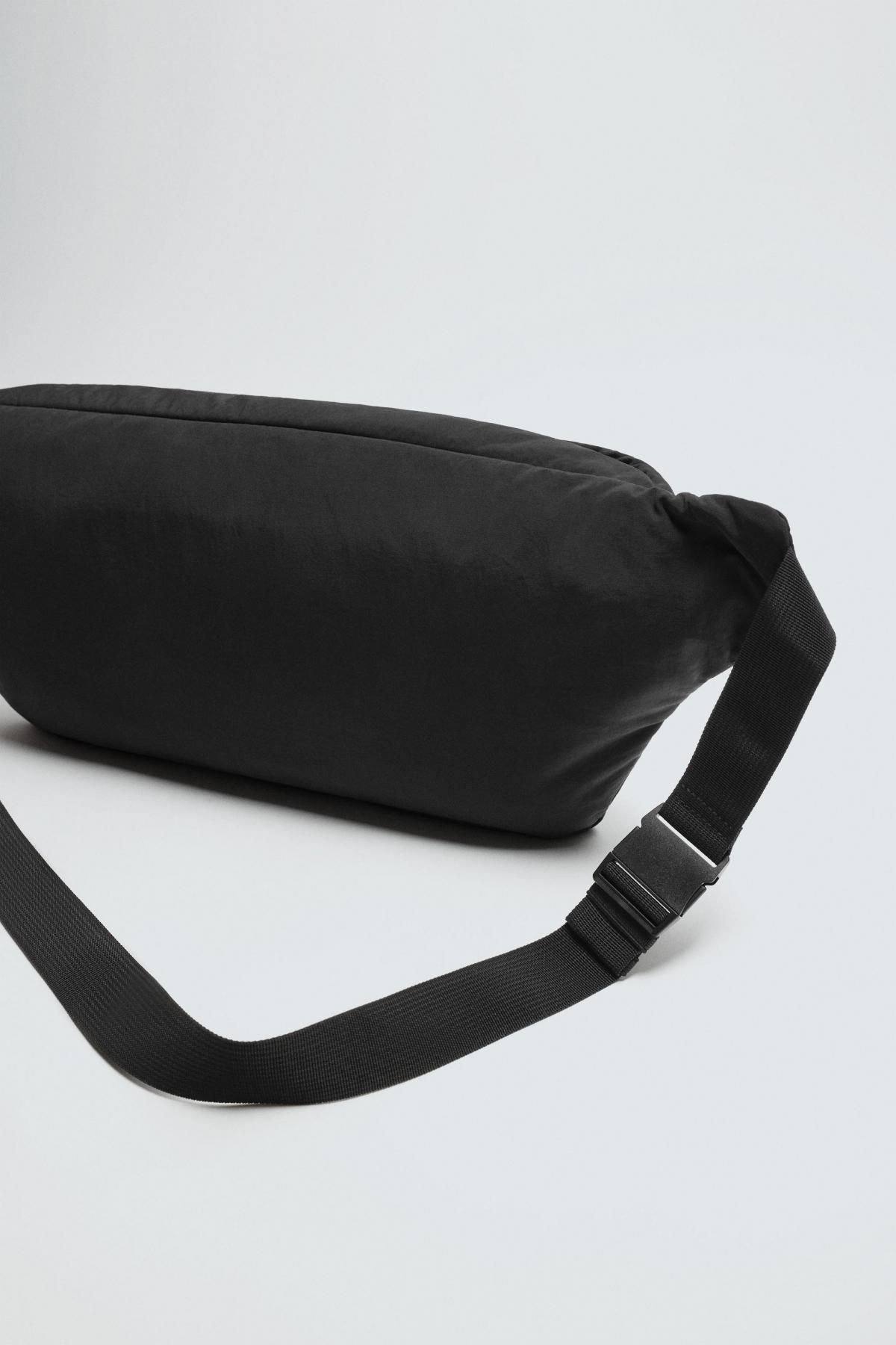 자라 테크니컬 패브릭 XL 멀티포켓 벨트백 3538/620 BLACK - 상세 이미지 3