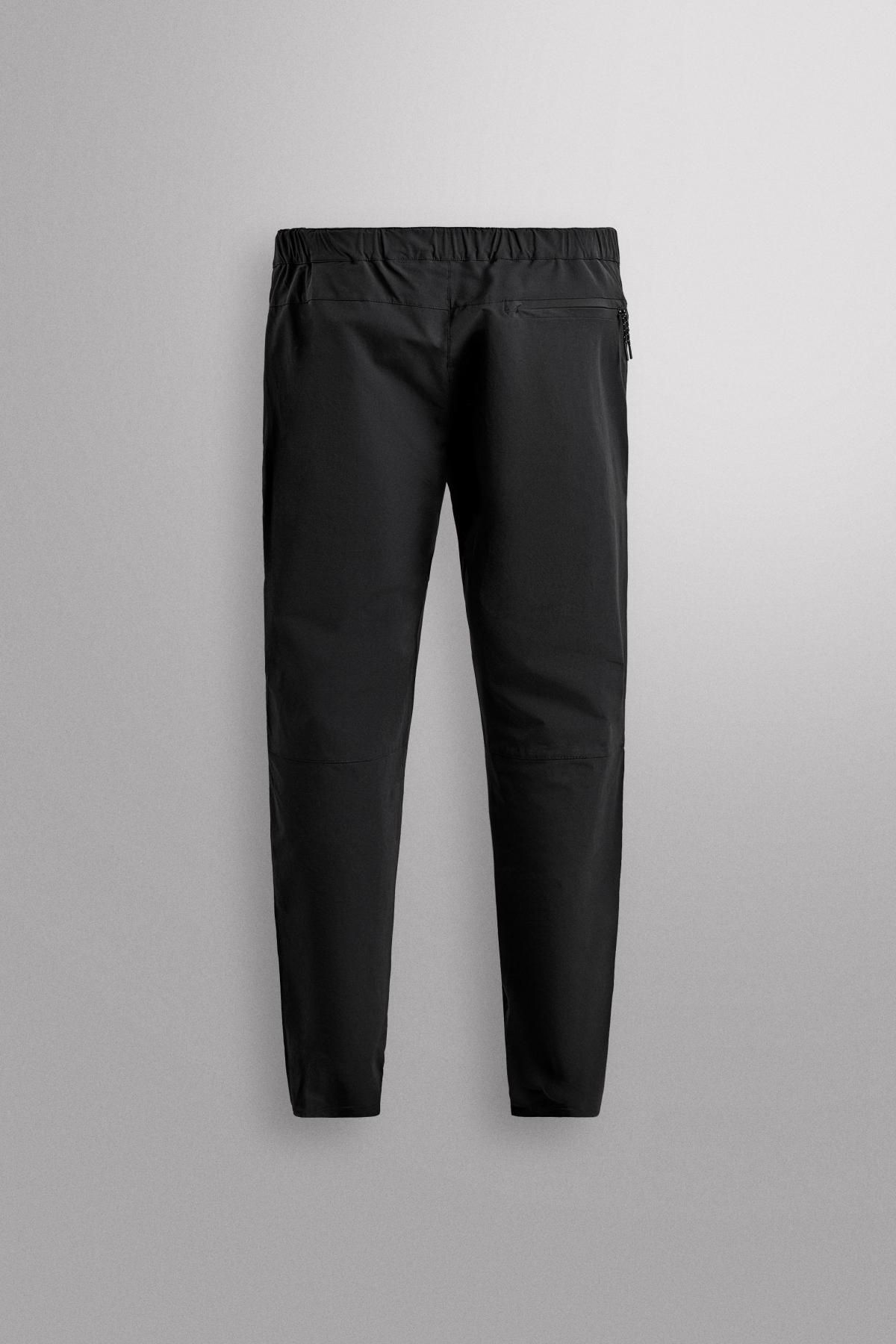 자라 테크니컬 슬림핏 벨티드 블랙 스포츠 팬츠 1732/309 BLACK - 상세 이미지 2