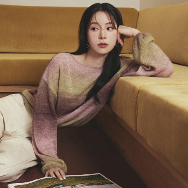 25FW 옴브레 알파카 혼방 풀오버 - 상세 이미지 2