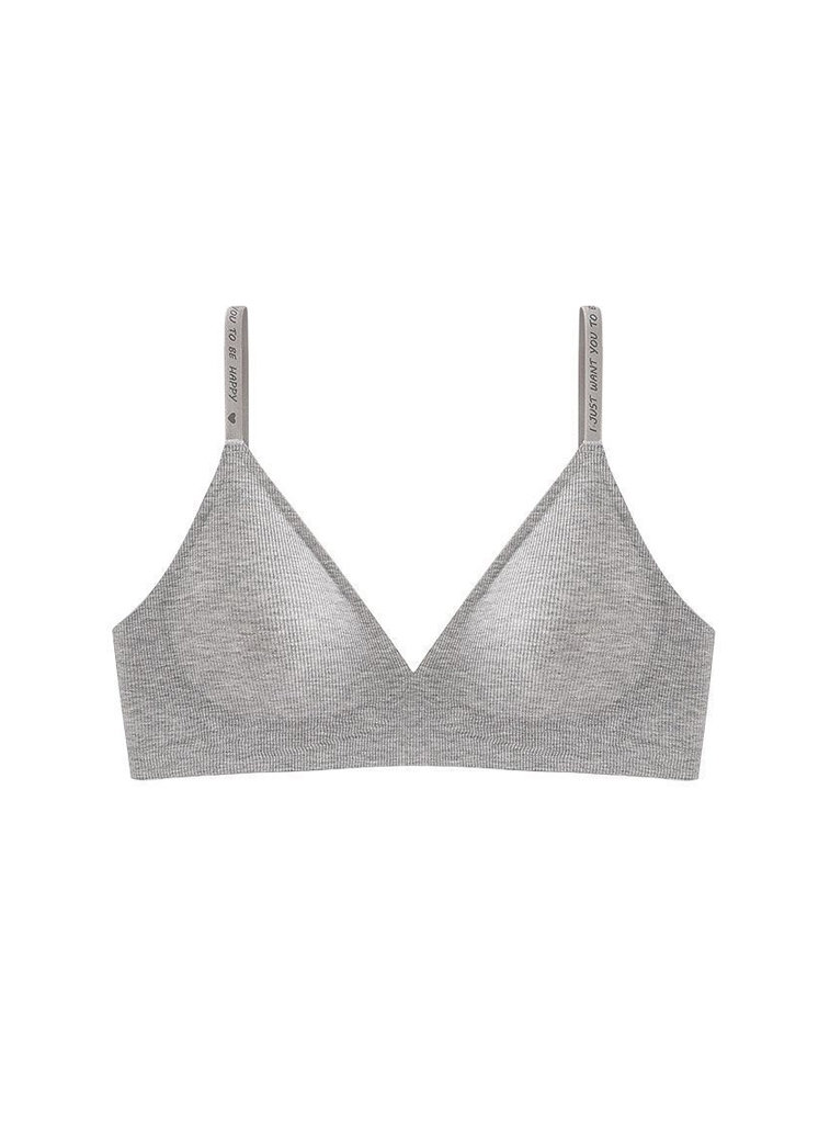 [쉼브라] 힐링 코튼 노와이어 브라 단품 심리스브라 편한브라 수면브라 여성속옷 여성브라 - 상세 이미지 3