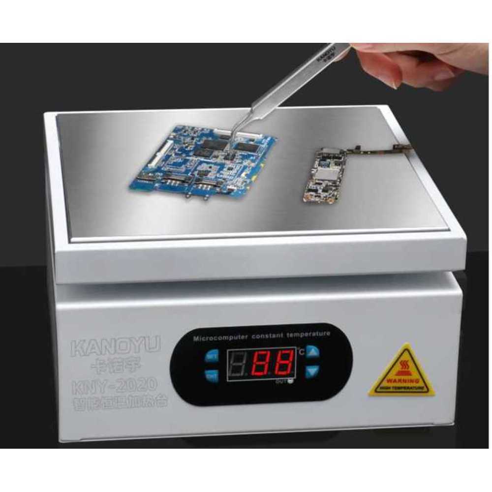 납땜 핫플레이트 온도조절 정밀 PCB 리워크 가열 가장자리 히팅 테이블 20X30 - 상품 이미지