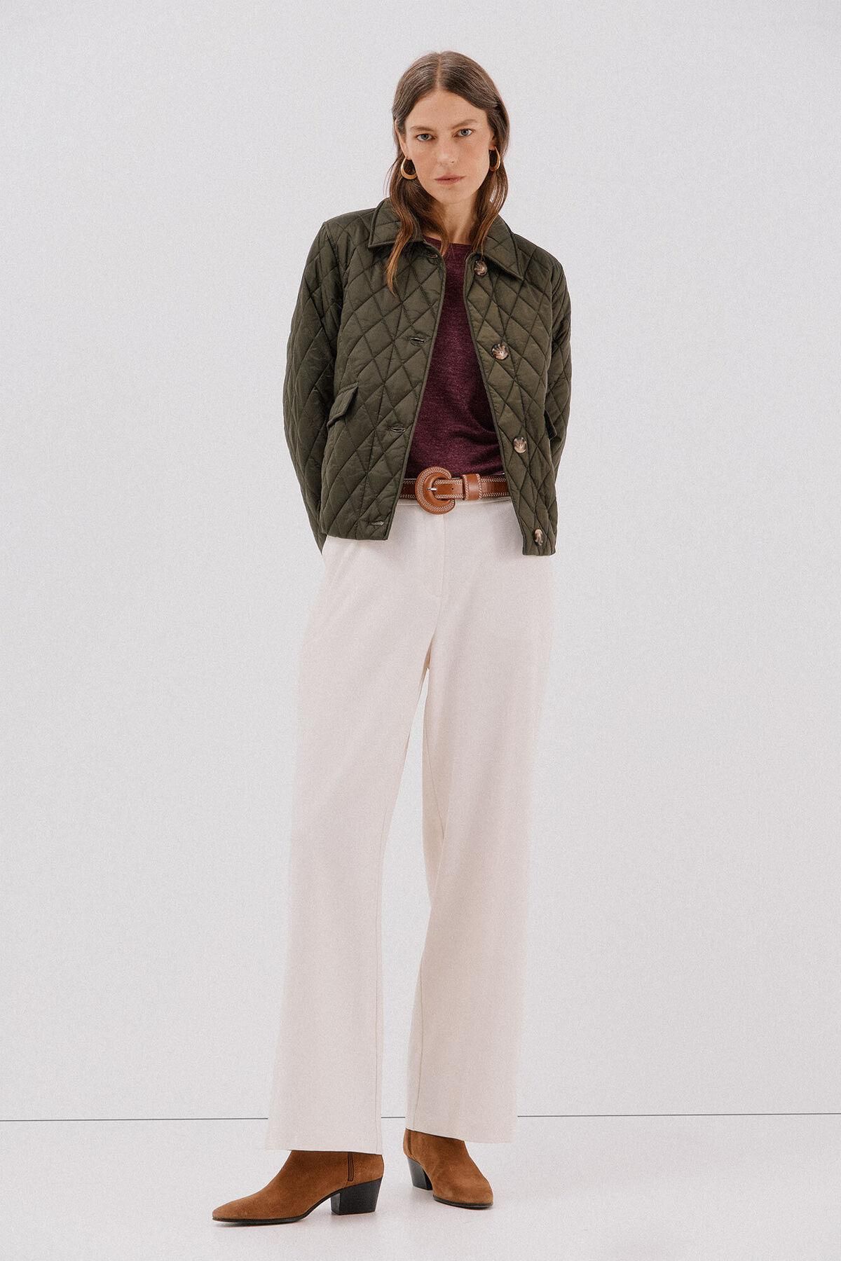 꼬르떼피엘 화이트 와이드핏 팬츠 여성 8292558 BLANCO - 상세 이미지 2