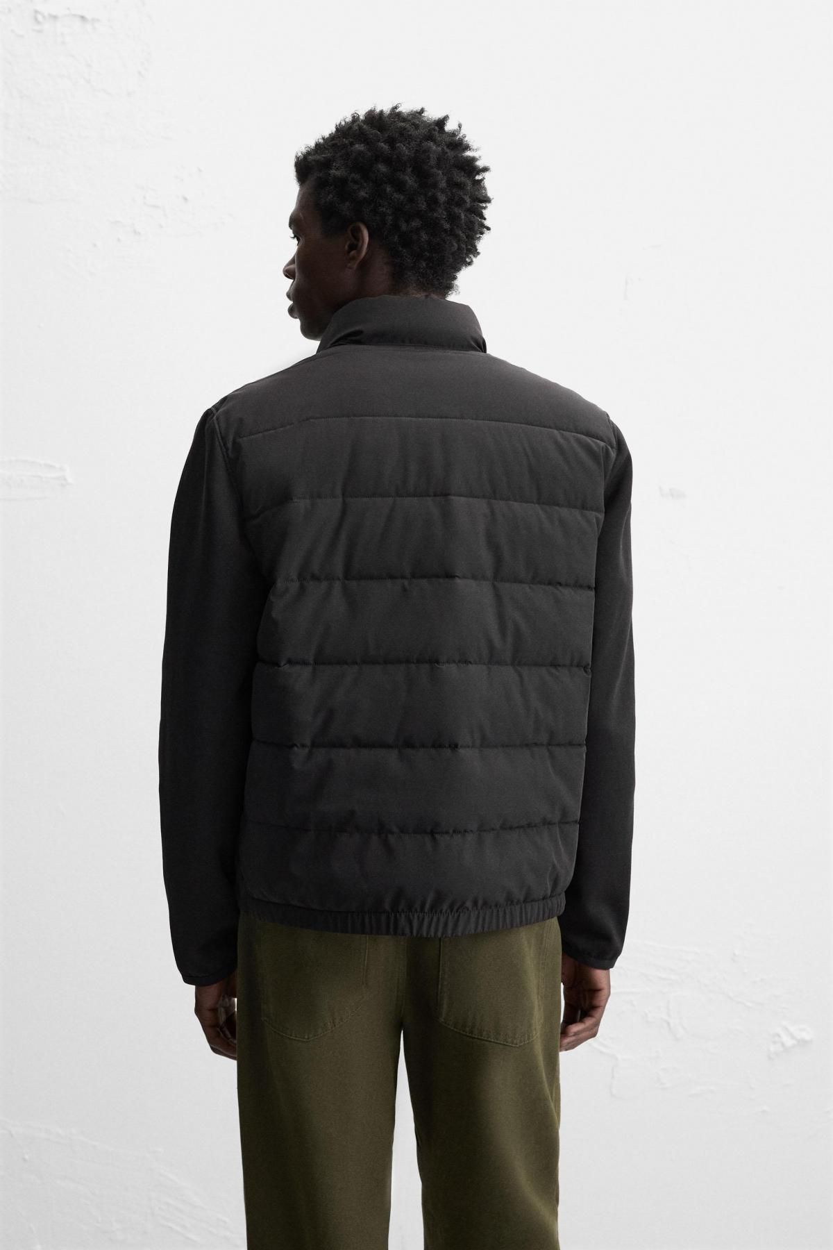 자라 테크니컬 경량 패딩 재킷 8574/800 BLACK - 상세 이미지 4