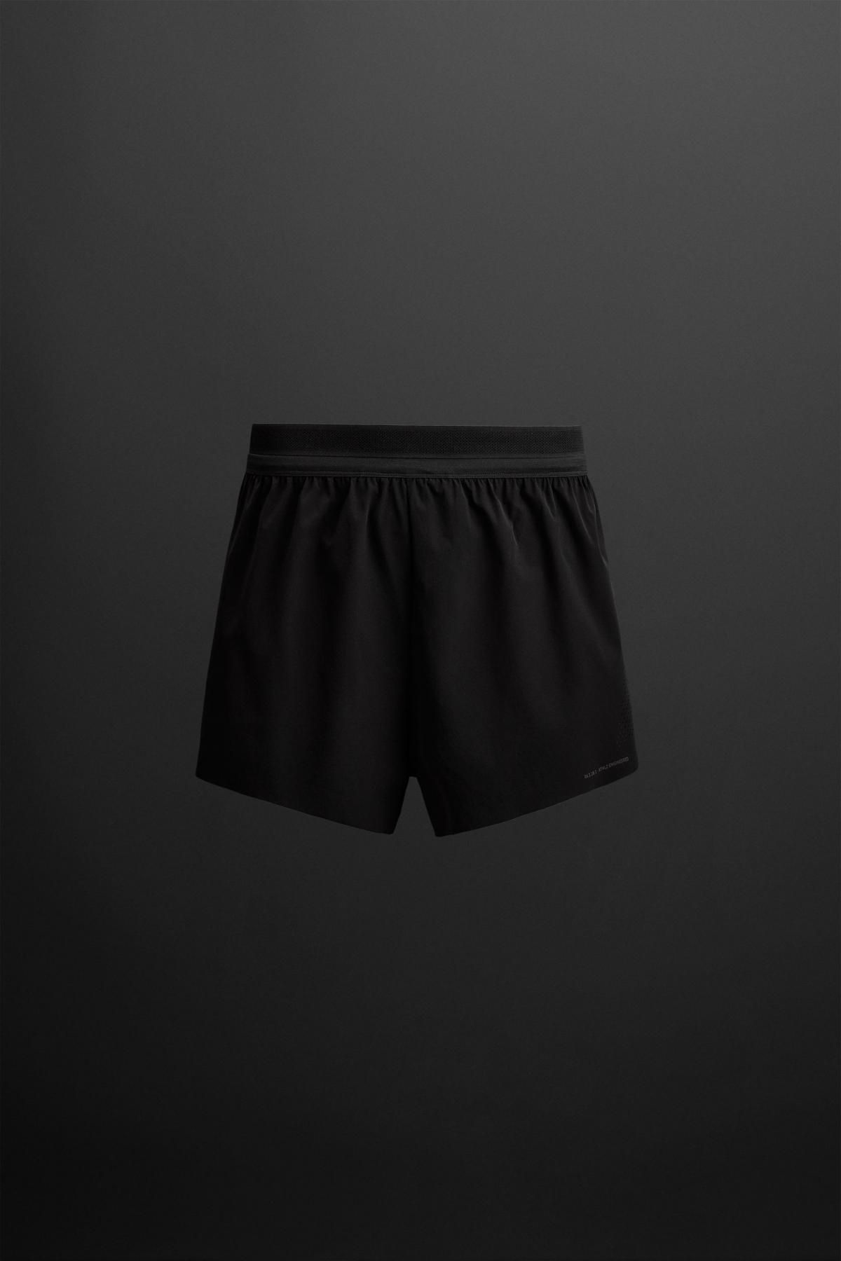 자라 테크니컬 스트레치 러닝 숏팬츠 4387/414 BLACK - 상품 이미지