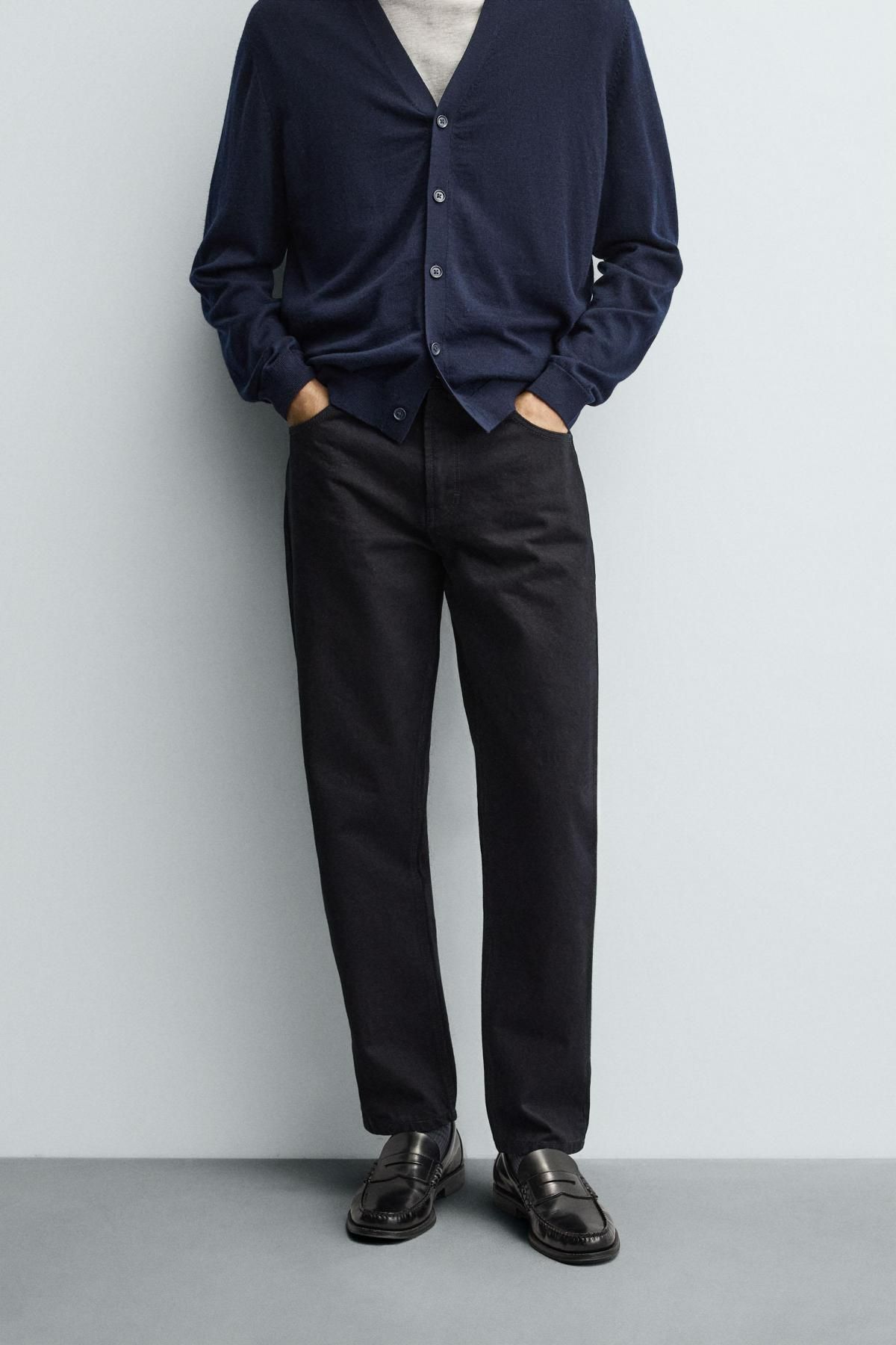 자라 슬림핏 데님 청바지 5585/302 DARK NAVY - 상세 이미지 3