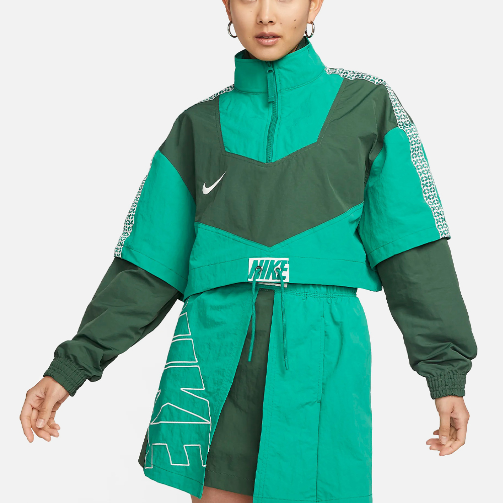 나이키 우먼 NSW 크롭 트랙 자켓 FB8373-323 - 메인 이미지